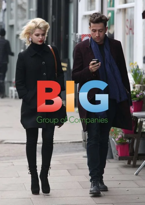 Nick Grimshaw and Pixie Geldof in London