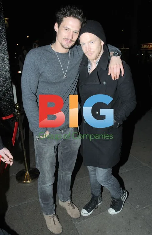 Big Brother Star with Model in London
