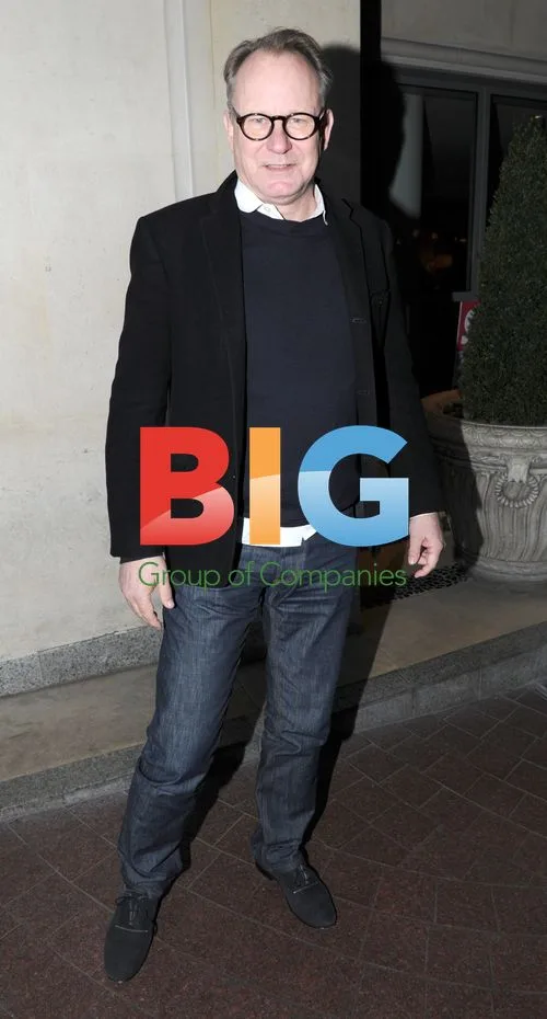 Stellan Skarsgård Leaving London Hotel
