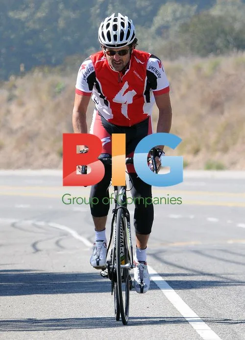 Patrick and Jillian Dempsey Cycling in LA