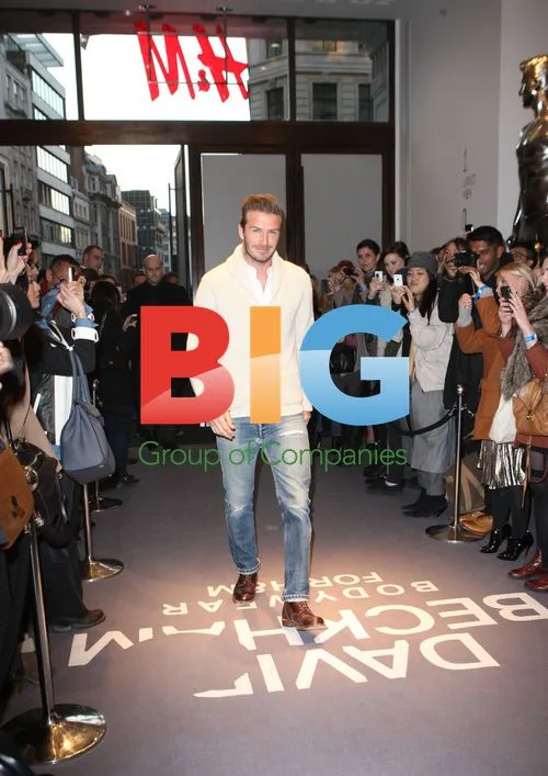 David Beckham Promotes H&M Underwear Campaign