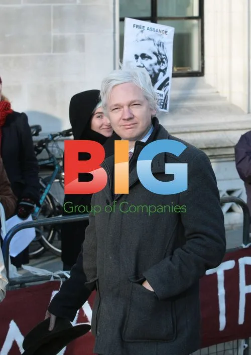 Julian Assange Arrives for Supreme Court Hearing