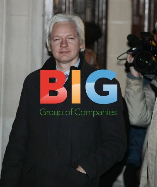 Julian Assange Leaves Court in London