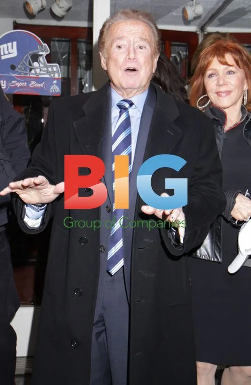 Regis Philbin Arrives at Today Show for Super Bowl