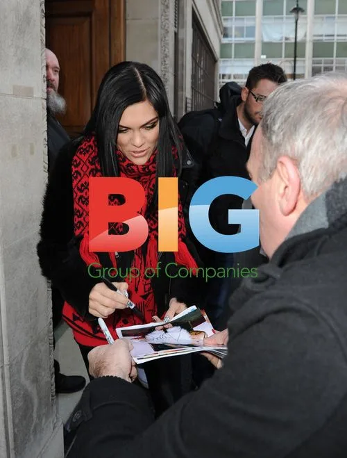 Jessie J Greeted by Fans in London
