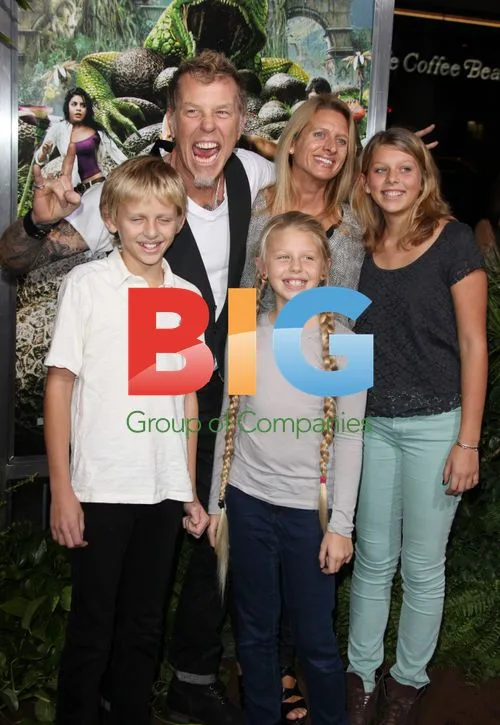 James Hetfield at 'Journey 2' premiere