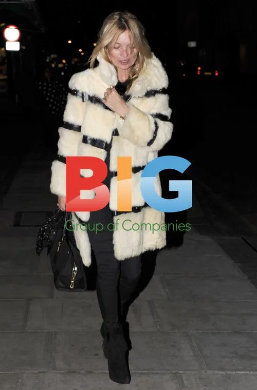 Kate Moss Spotted in London