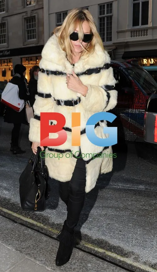 Kate Moss Leaving Lunch with Friends in London