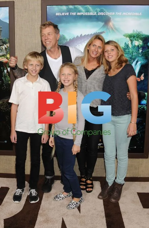 James Hetfield of Metallica at 'Journey 2' Premiere