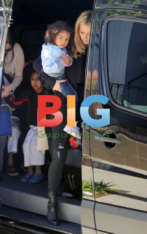 Heidi Klum Takes Daughter to Karate Class