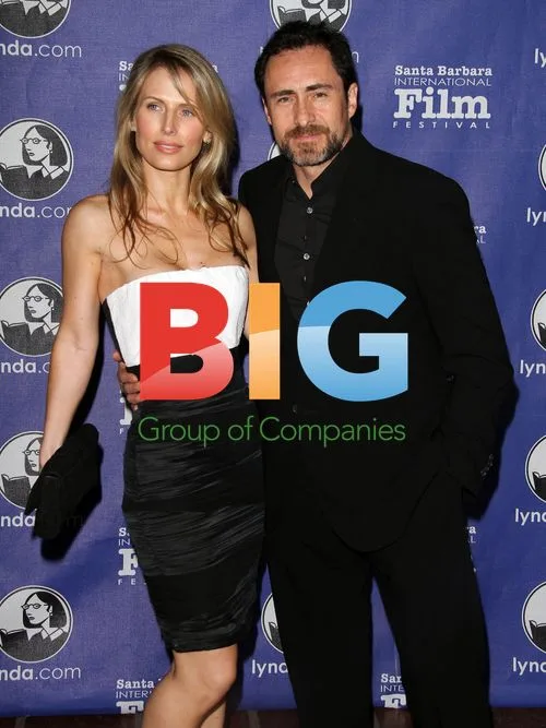 Demian Bichir and Stephanie Sherk at Virtuosos Award