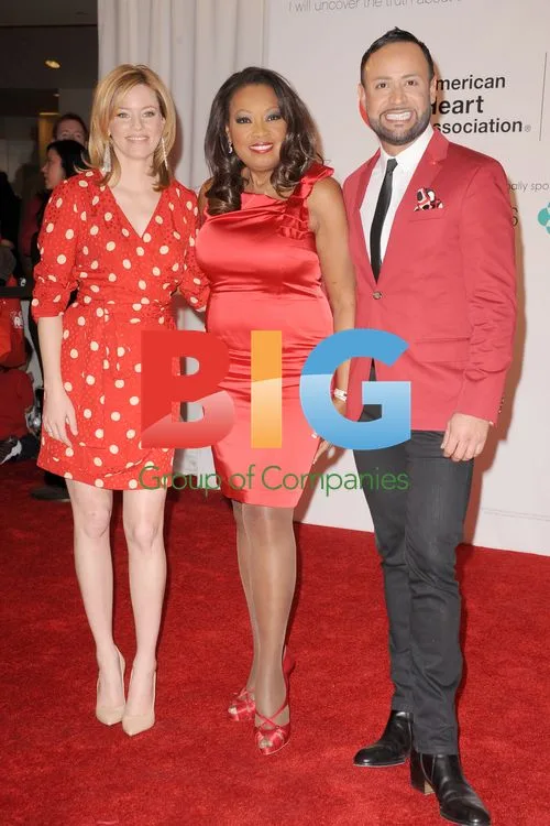 Elizabeth Banks, Star Jones, and Nick Verreos attend AHA Go Red For Women