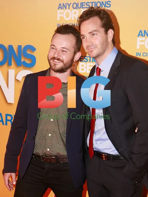 Daniel Henshall and Christian Clark at 'Any Questions For Ben' premiere