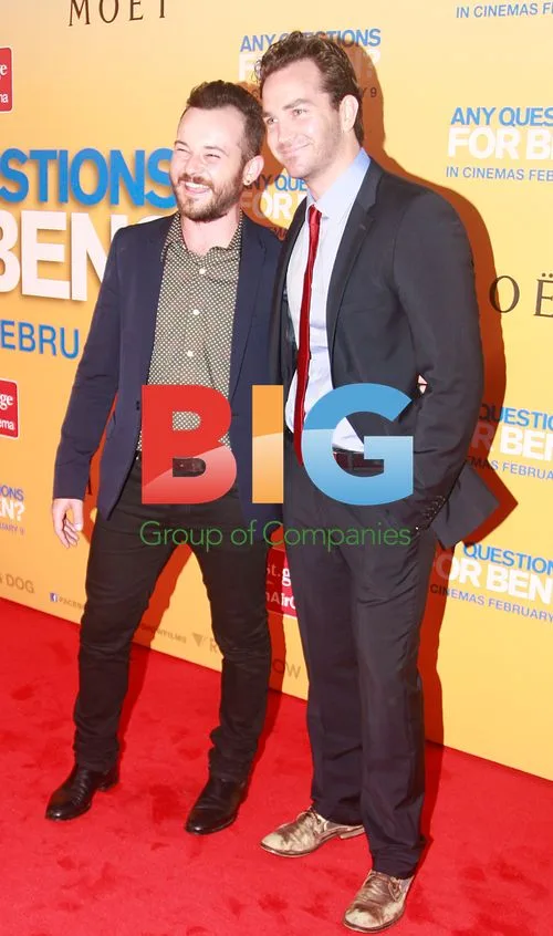 Daniel Henshall and Christian Clark at 'Any Questions For Ben' Screening