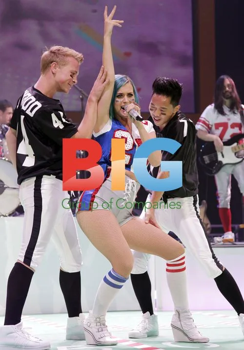 Katy Perry performs at Direct TV Super Bowl party
