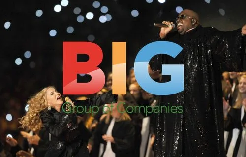 Madonna and Cee Lo Green at Super Bowl XLVI