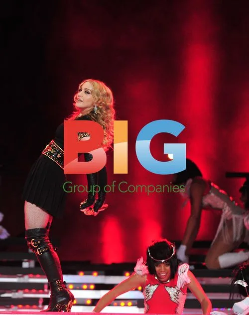 Madonna at Super Bowl XLVI Halftime Show