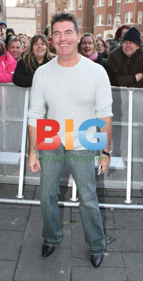 Simon Cowell Arrives for BGT Auditions