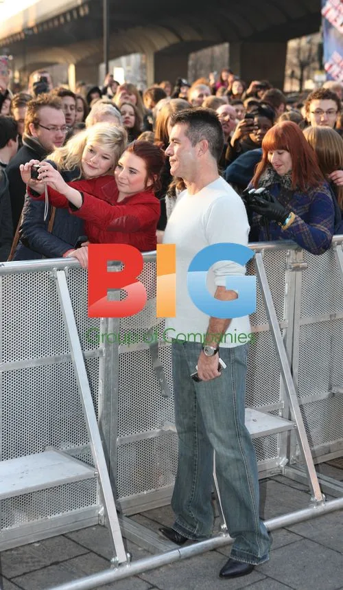Simon Cowell Arrives for BGT Auditions