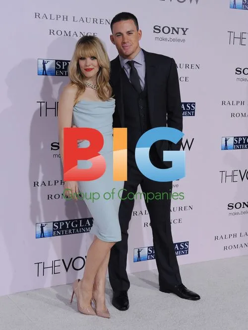 Rachel McAdams and Channing Tatum at The Vow premiere