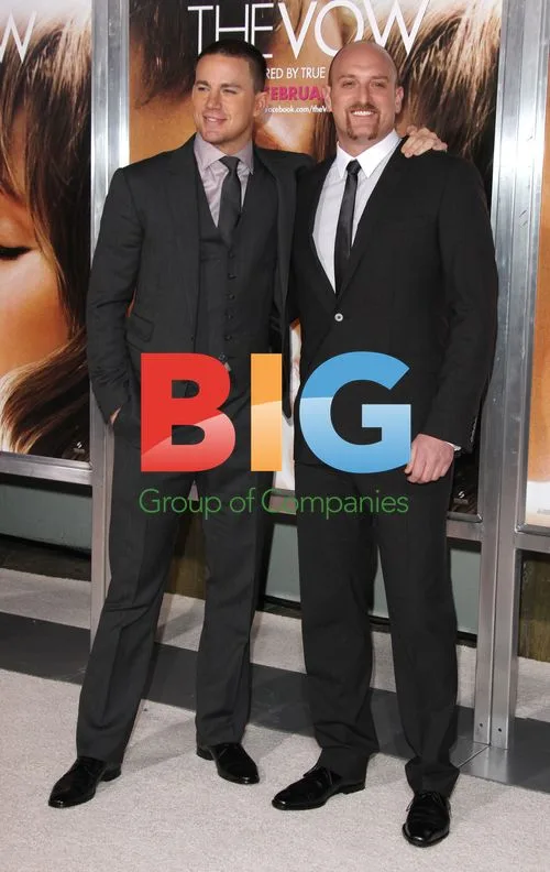 Michael Sucsy and Channing Tatum at 'The Vow' Premiere