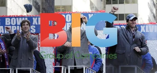 Giants' Eli Manning at Super Bowl Parade