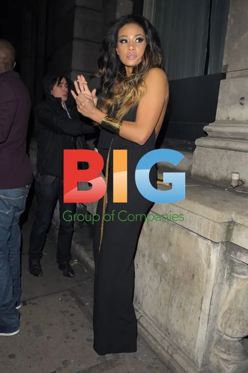 Layla Flaherty on night out in London