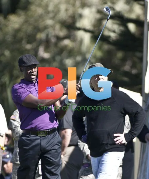Don Cheadle at Pebble Beach 3M Challenge