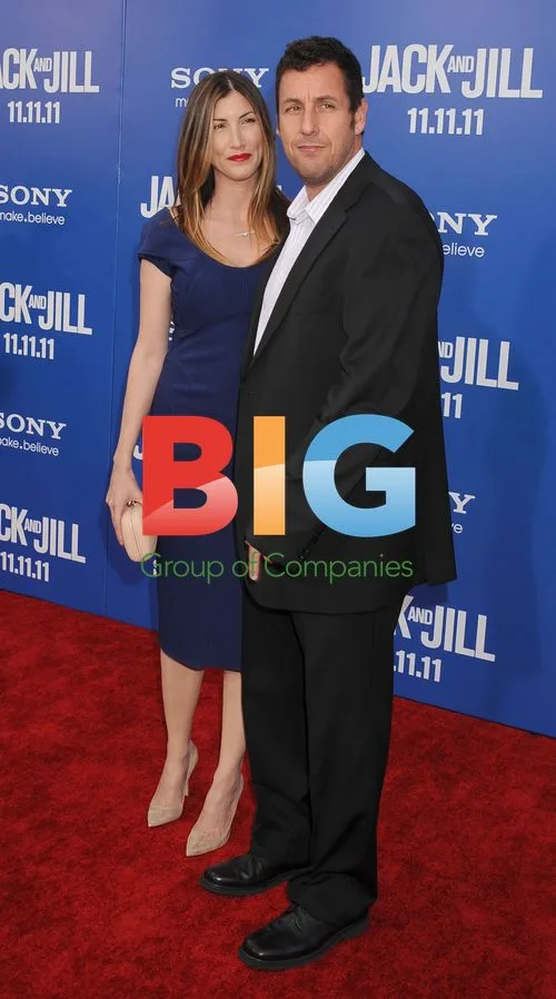 Jackie Sandler and Adam Sandler at 'Jack And Jill' Premiere