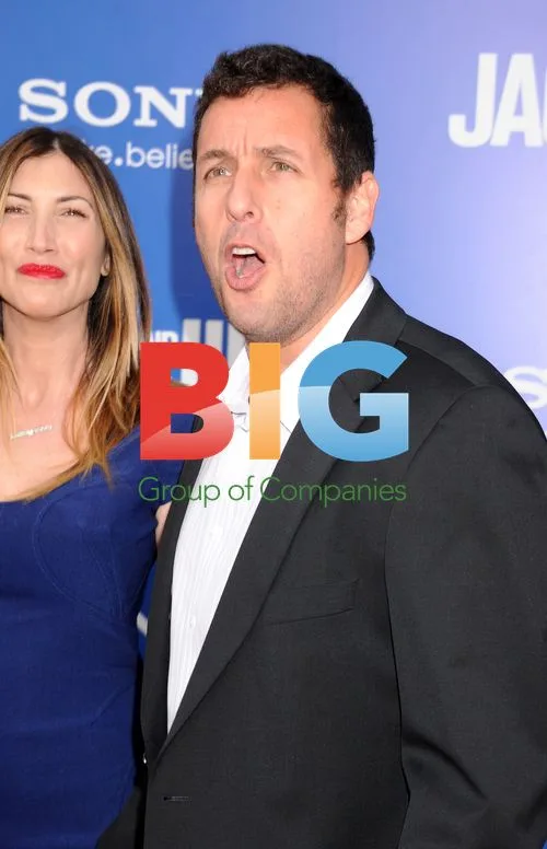 Jackie Sandler and Adam Sandler at 'Jack And Jill' Premiere