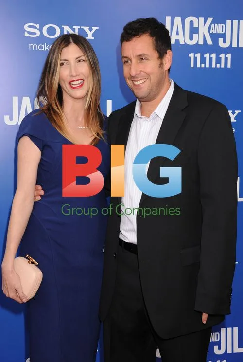 Jackie Sandler and Adam Sandler at Jack And Jill Premiere