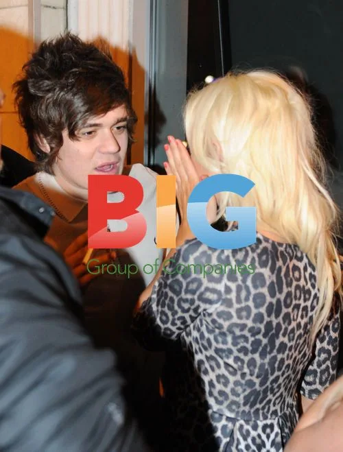 Frankie Cocozza with Two Blondes in Newcastle