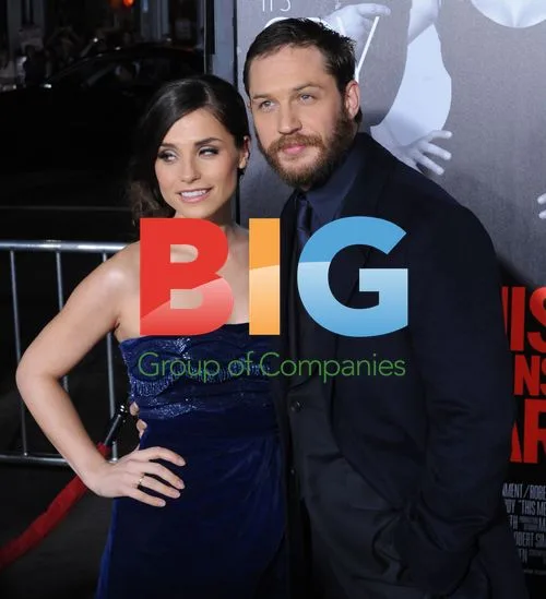 Tom Hardy and Charlotte Riley at 'This Means War' premiere