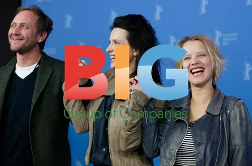 Juliette Binoche, Joanna Kulig and Andrzej Chyra at Elles Photocall