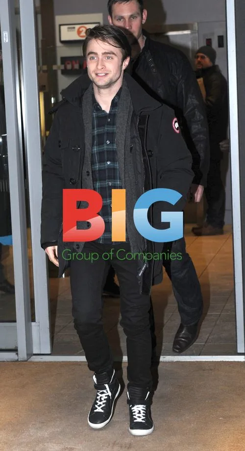 Daniel Radcliffe Leaving Radio Two Studios