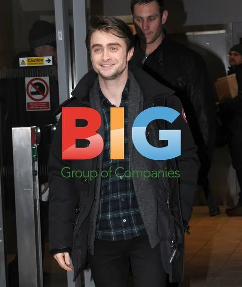 Daniel Radcliffe Leaving Radio 2 Studios