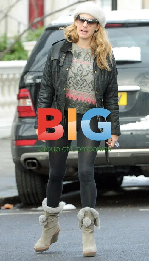 Kelly Brook Spotted Out in London