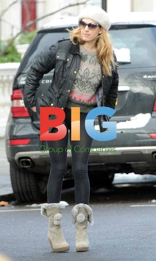 Kelly Brook Spotted in London