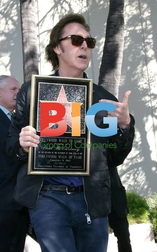 Paul McCartney Honored at Hollywood Walk of Fame