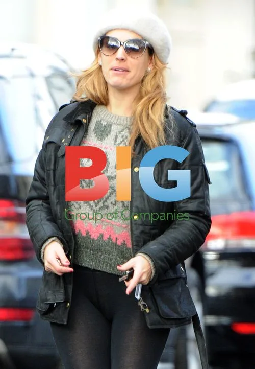 Kelly Brook Spotted in London