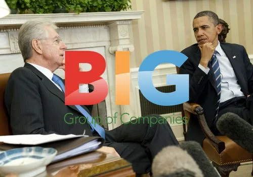 Obama Meets with Italian PM Monti