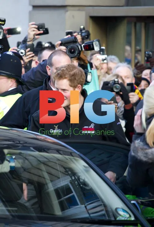 Prince Harry Leaves BAFTA Fundraiser
