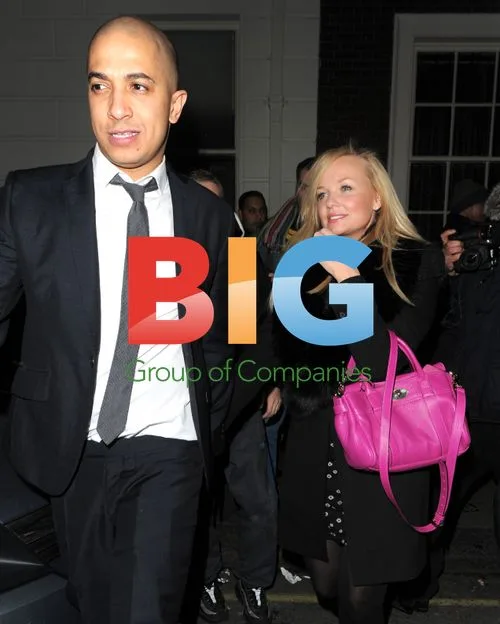 Emma Bunton and Jade Jones in London