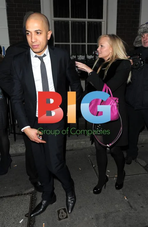 Emma Bunton and Jade Jones in London