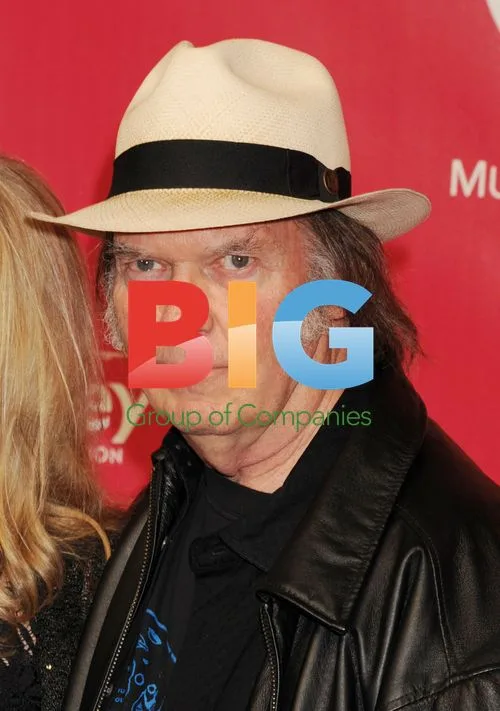 Neil Young and Pegi Young at MusiCares Gala