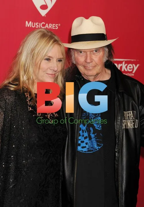 Neil Young and Pegi Young at MusiCares Gala