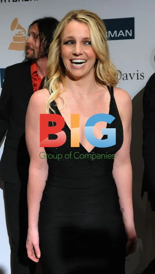 Britney Spears at Clive Davis pre-Grammy party