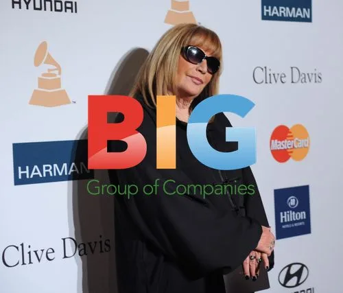 Penny Marshall at Clive Davis pre-Grammy party