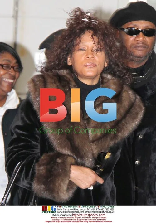 Whitney Houston Arrives for BET Honors