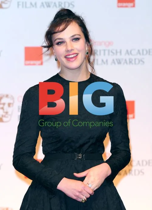 Jessica Brown Findlay at 2012 BAFTA Awards